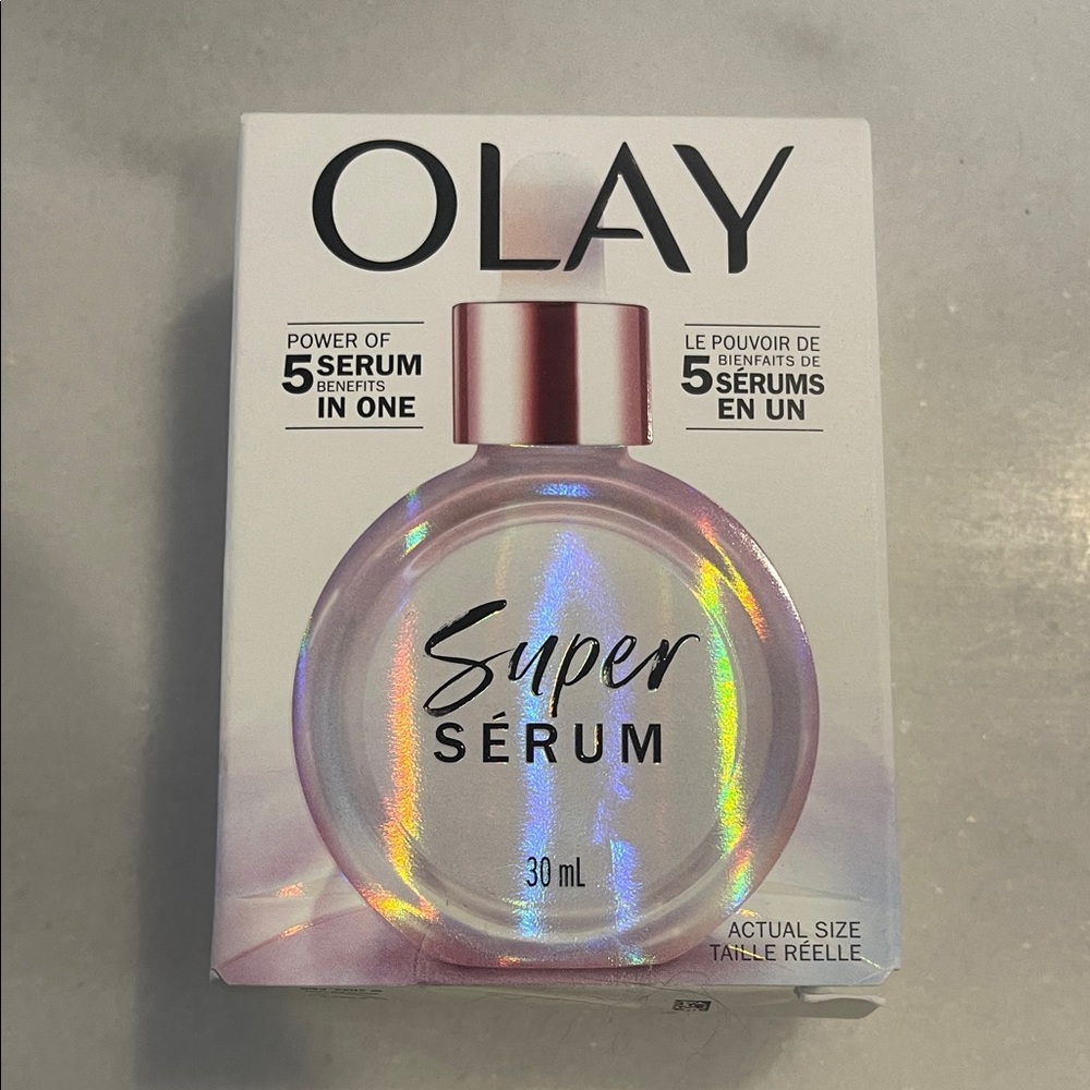 OLAY Super Serum with Holographic Pink Accents (Brand New)